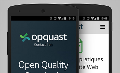 Version mobile du site Opquast
